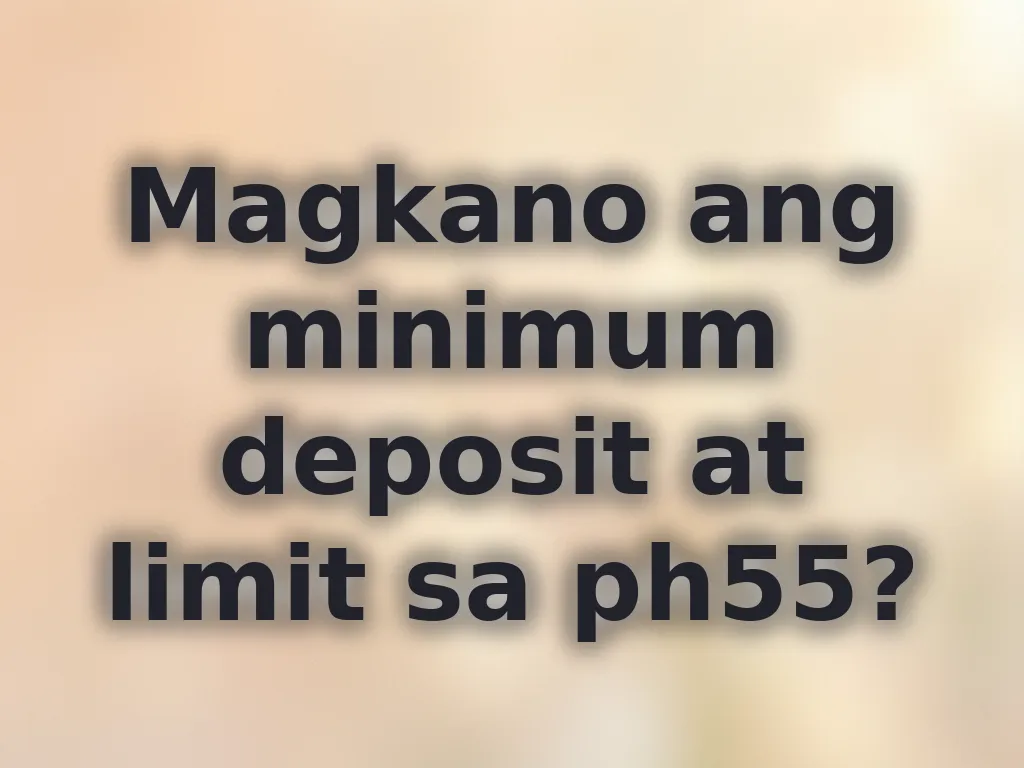 Limits and Fees